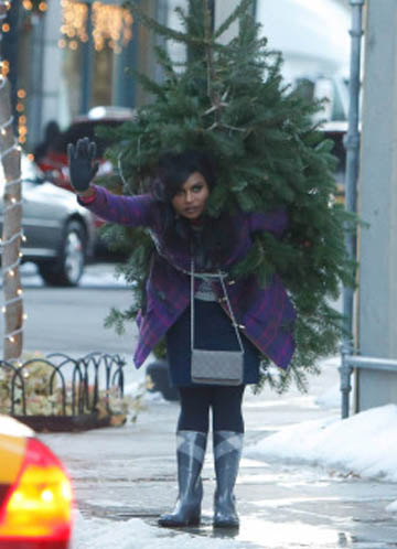 the mindy project christmas charlie brown christmas tree