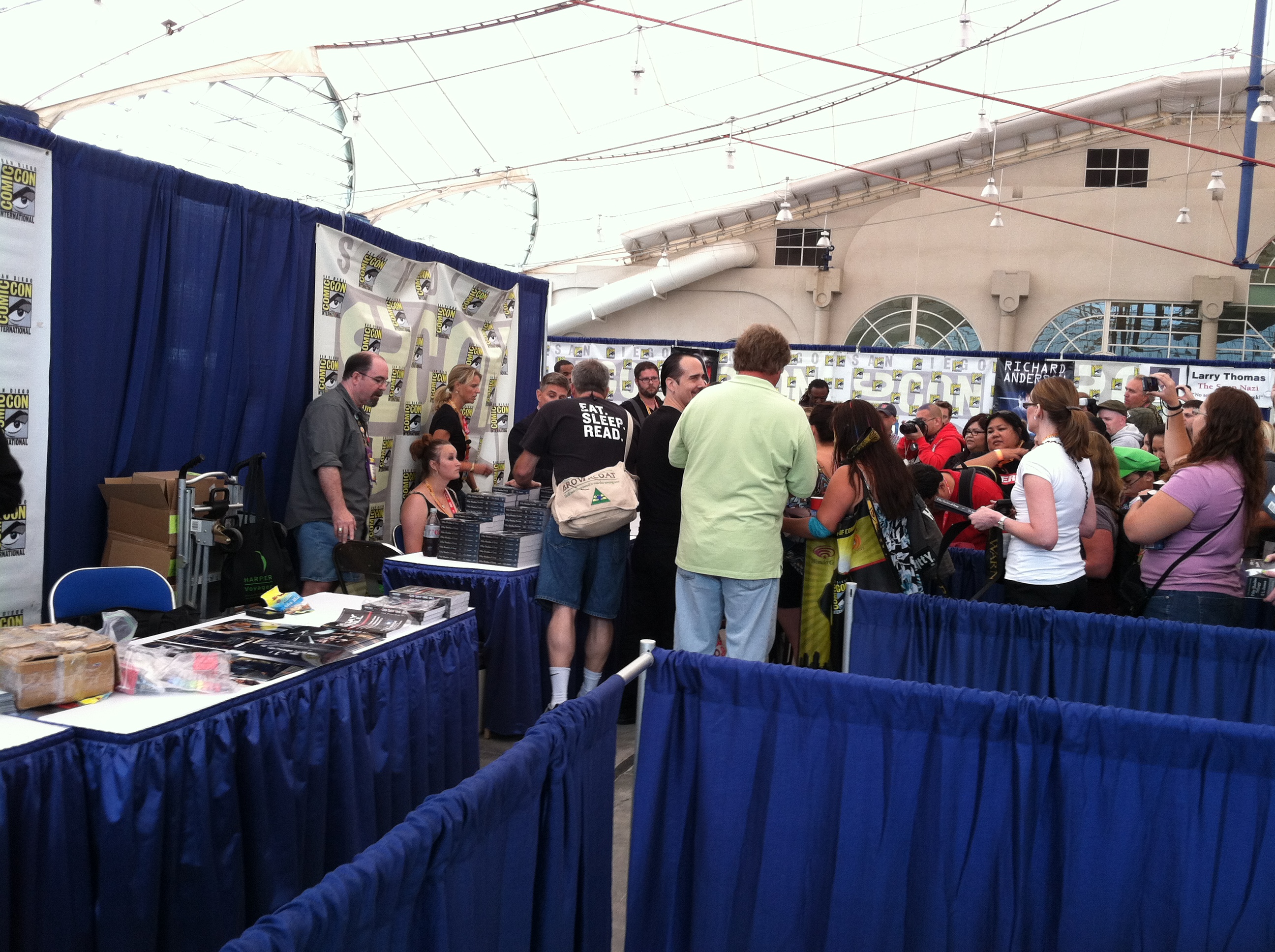 E.L. James autograph line