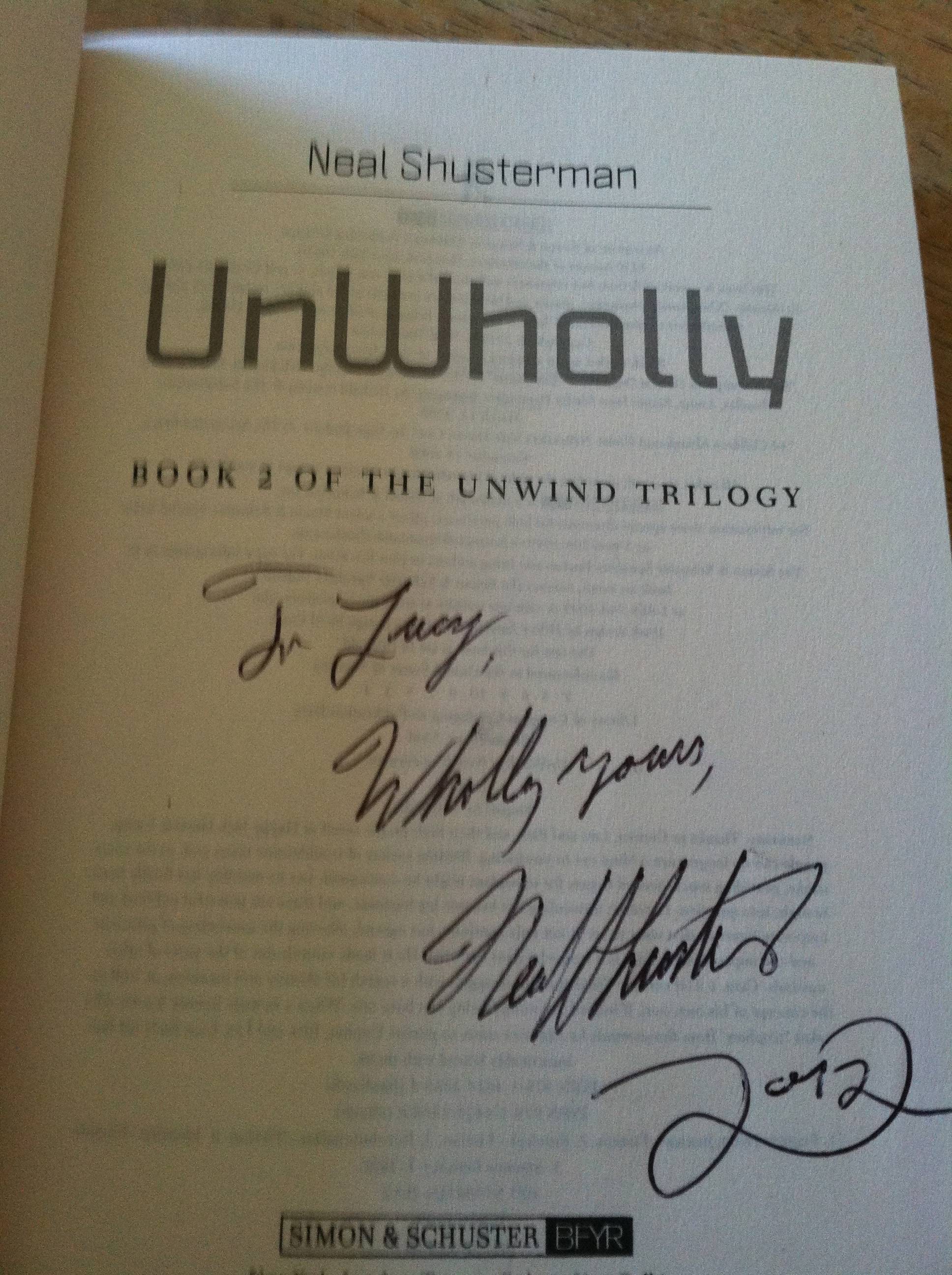 Unwholly