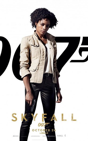 Skyfall Bond Girl Naomie Harris movie poster