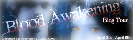 Blood Awakening blog tour banner