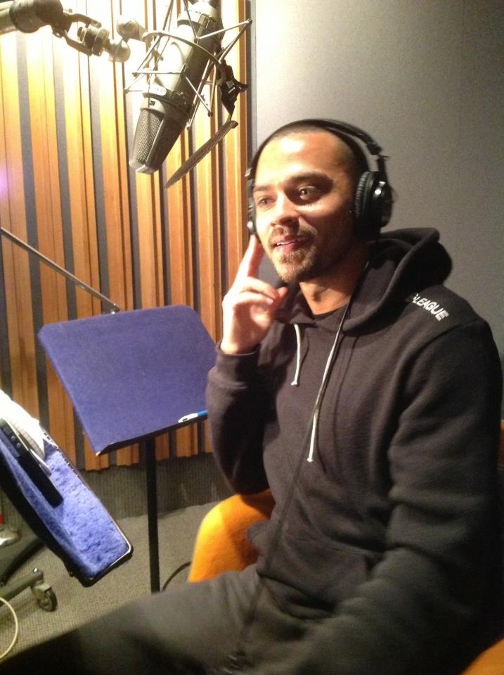 Jesse Williiams recording The Bane Chronicles