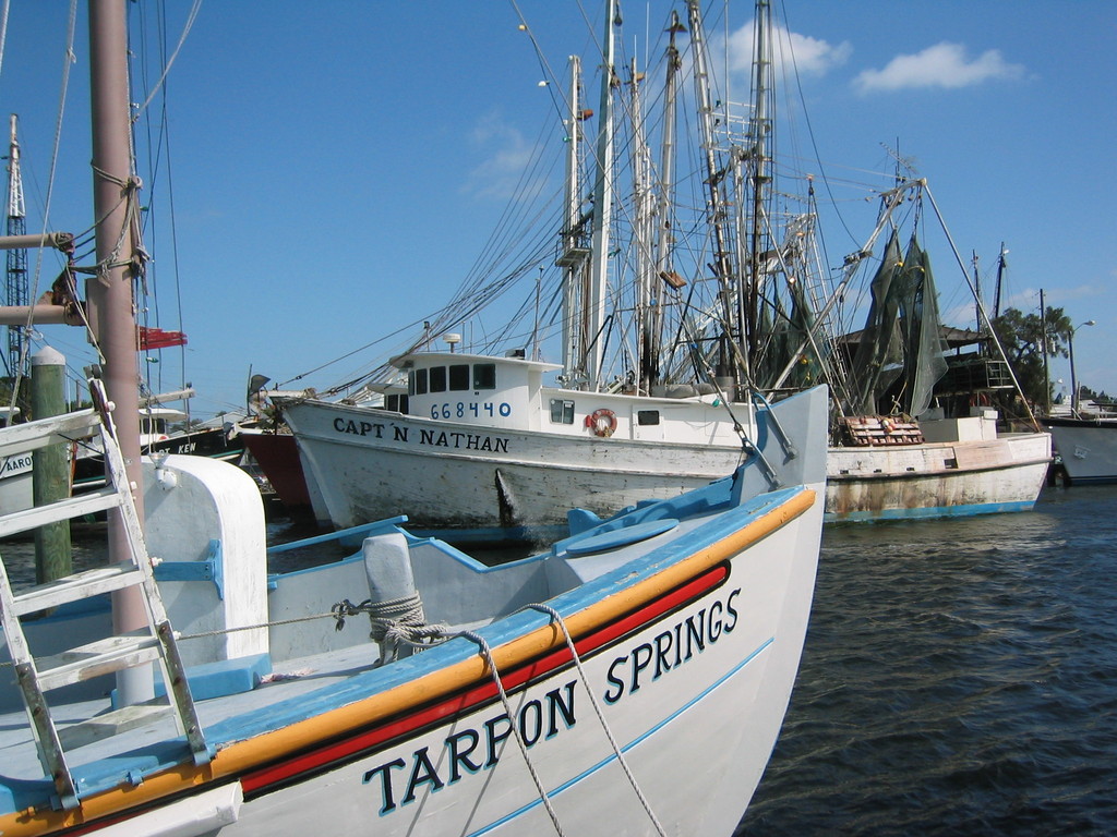 Tarpon Springs Florida boats