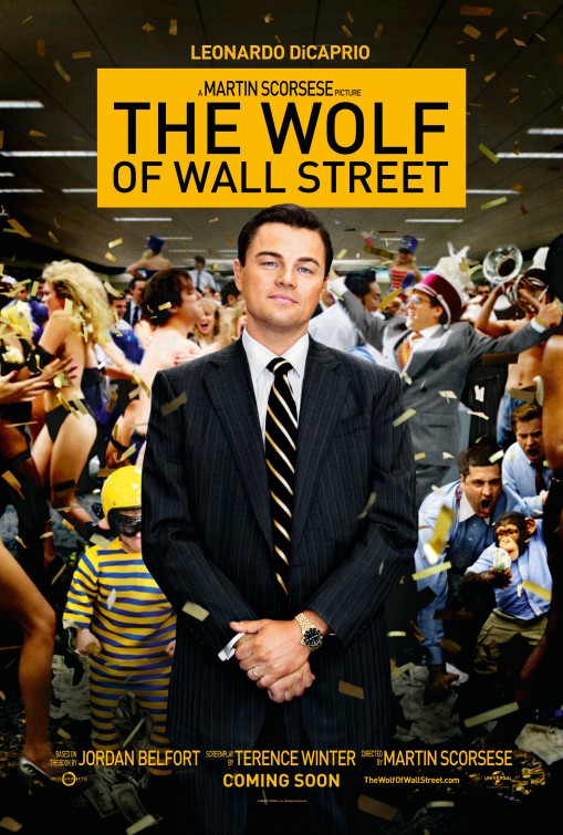 the wolf of wall street movie poster