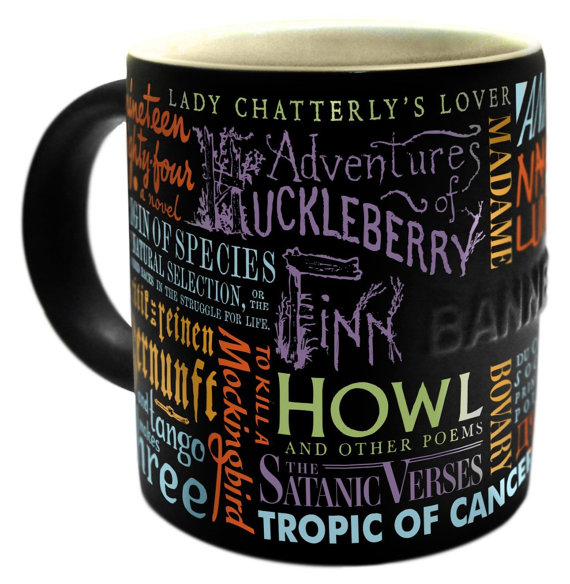 banned books coffee mug