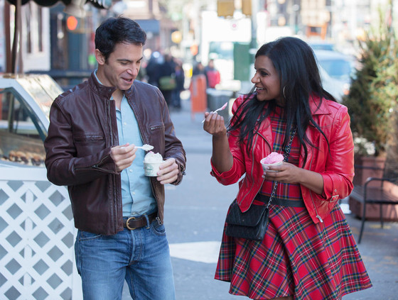 Chris Messina and Mindy Kaling as Danny and Mindy