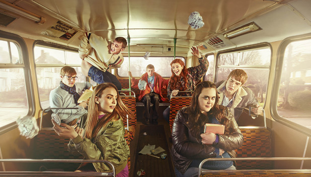 The cast of My Mad Fat Diary