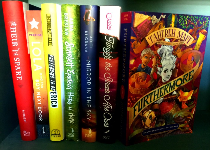 Furthermore rainbow book spine